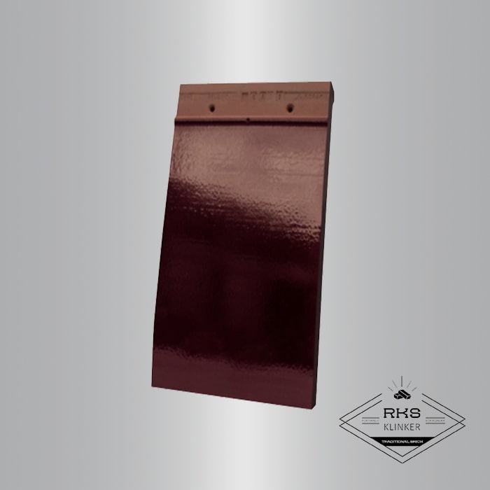 Керамическая черепица Koramic, Plain Tile Smooth, Wine Red Glazed в Калуге